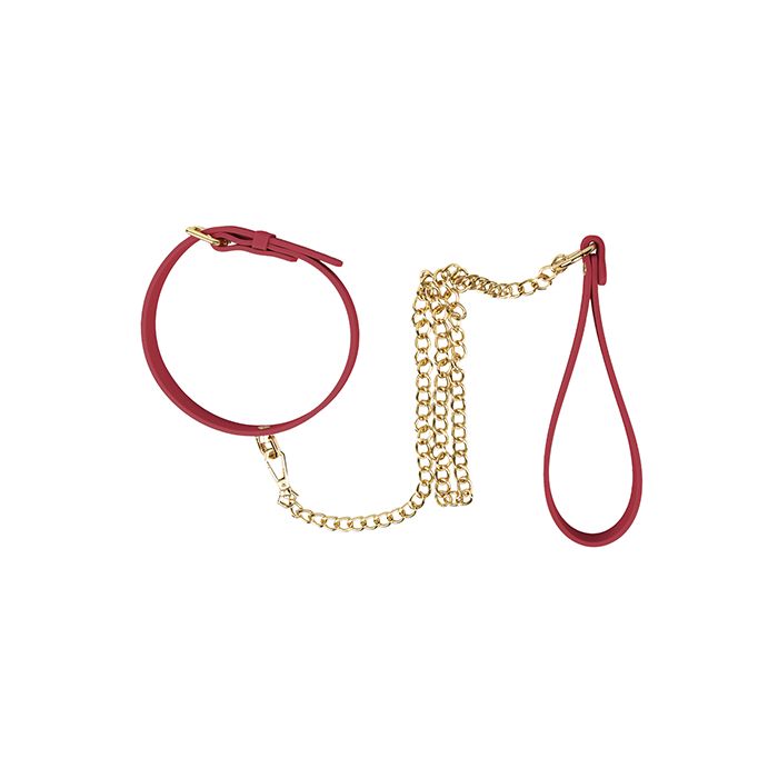 Blush Temptasia Ardor Collar & Leash - Red