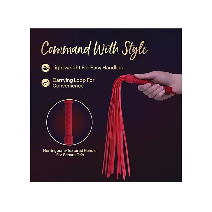 Blush Temptasia Ardor Flogger - Red