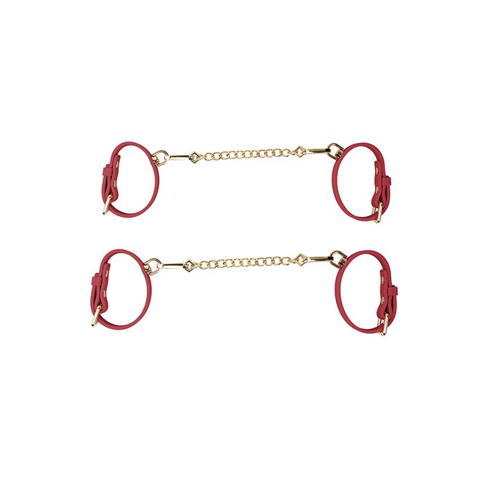 Blush Temptasia Ardor Wrist & Ankle Restraints - Red