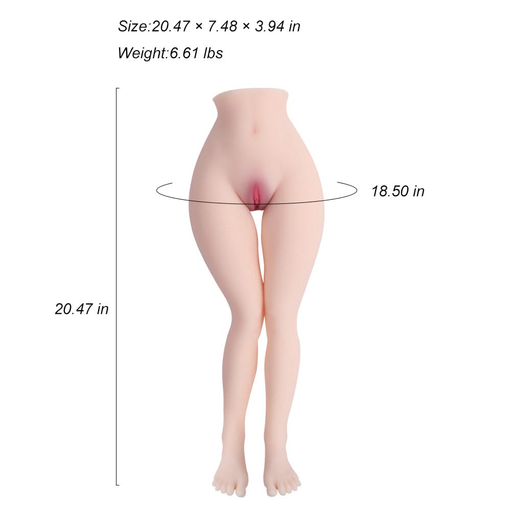 13.34LB Sex Doll Legs Sex Torso,Sex Doll Large Ass Male Masturbator with Fat Butt & Long Legs